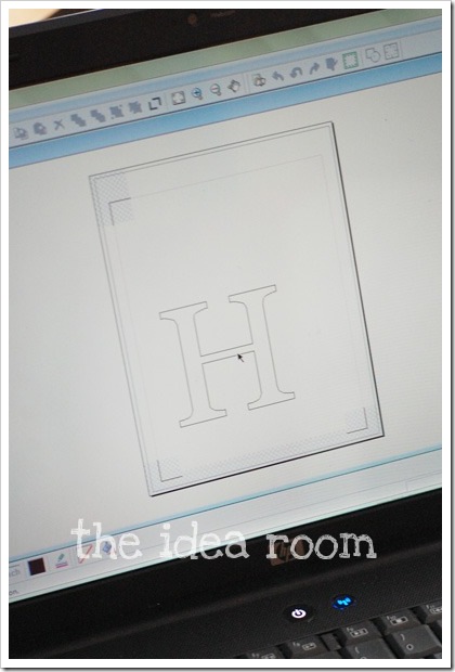 monogrammed towel 4wm