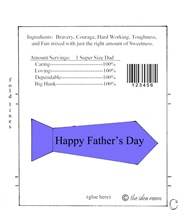 fathers day candy bar wrapper copy