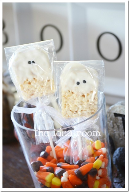 Rice Krispie Ghosts from the Idea Room