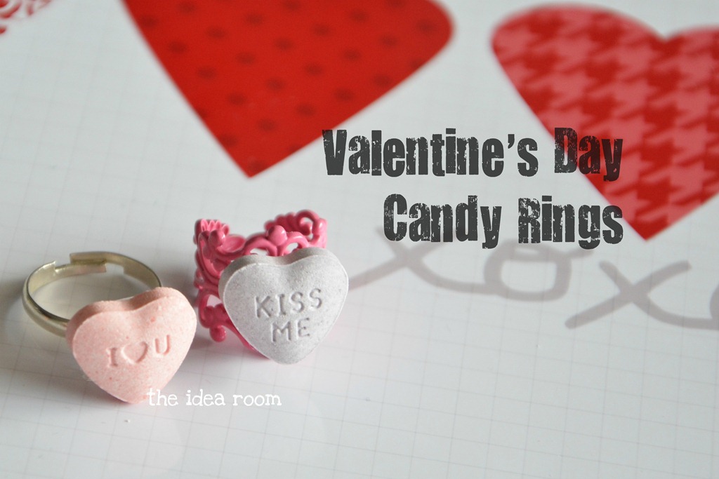 Valentines Day Crafts- Candy Rings