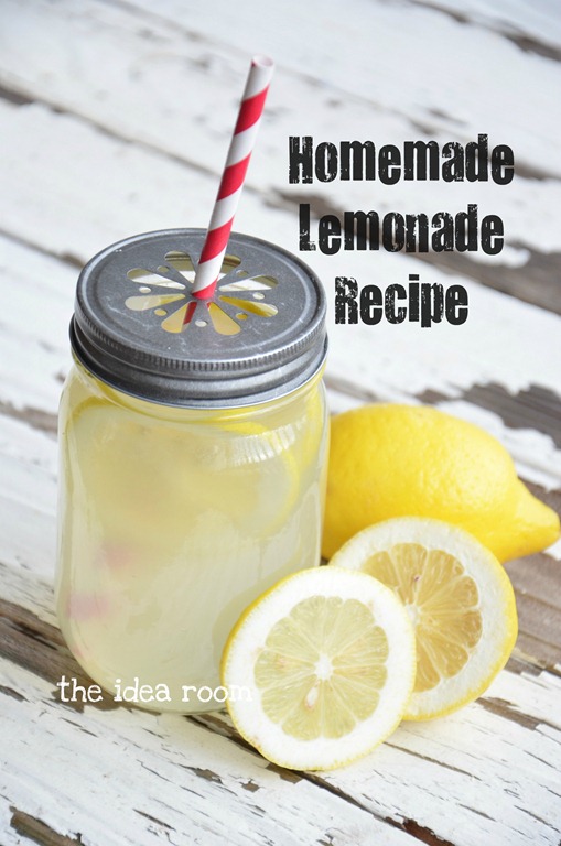 Homemade Lemonade recipe - The Idea Room