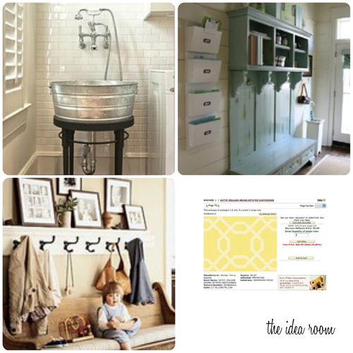diy mudroom collage