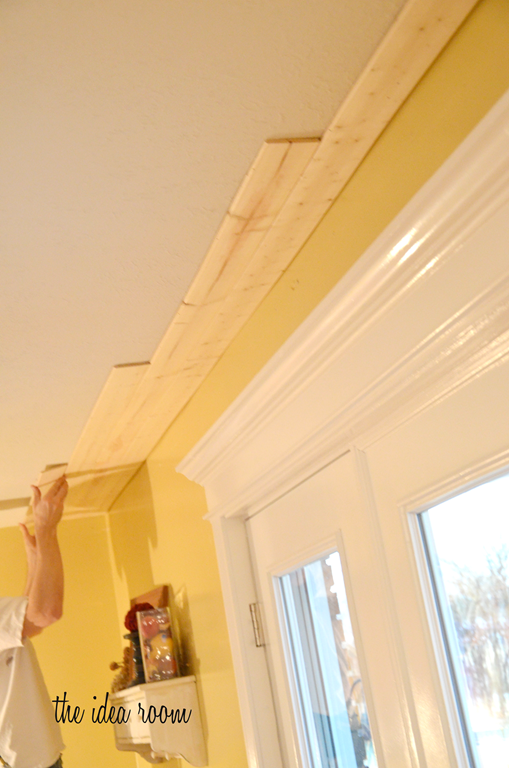 How To DIY a Wood Planked Ceiling
