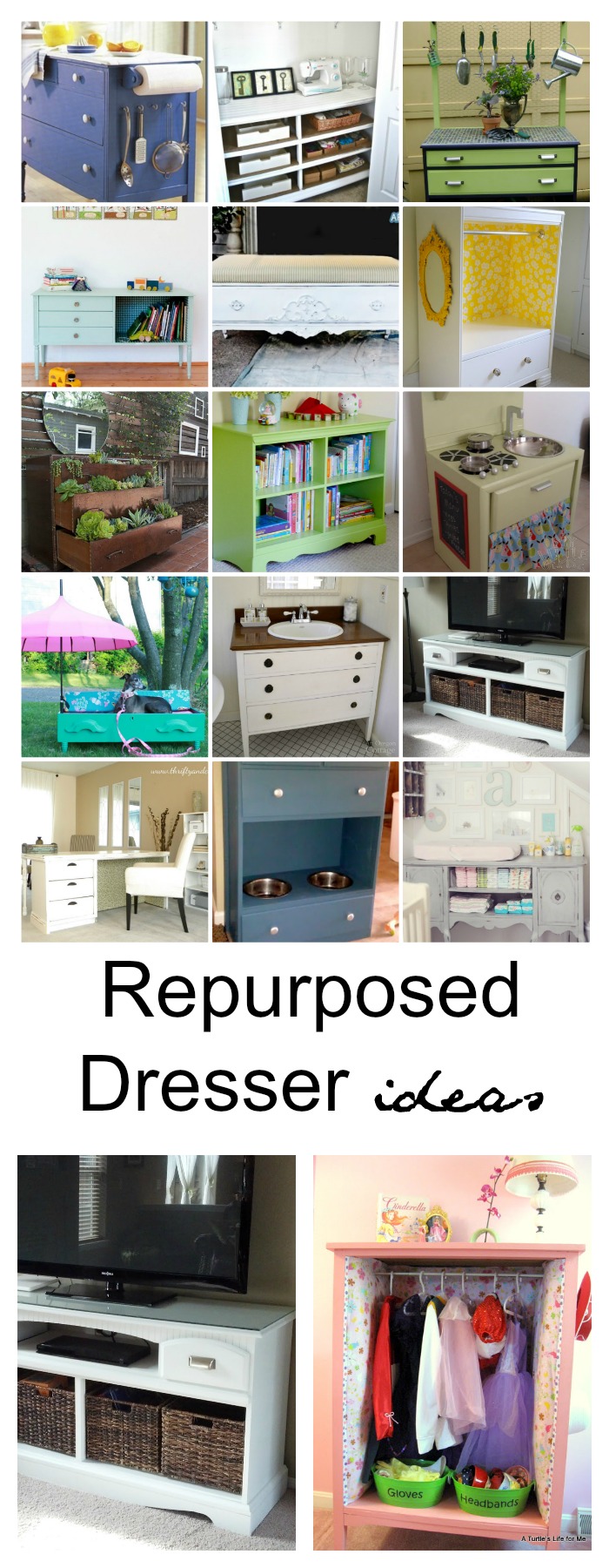 Repurposed Dresser Ideas - The Idea Room