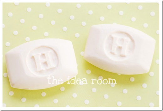 monogrammed soap two