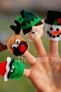 Christmas-finger-puppets