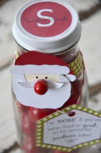 Christmas Candy Bottles - The Idea Room