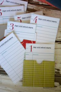 Back to School Printables - The Idea Room