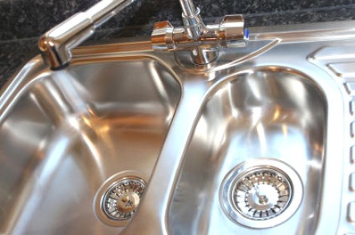 clean stainless steel sink