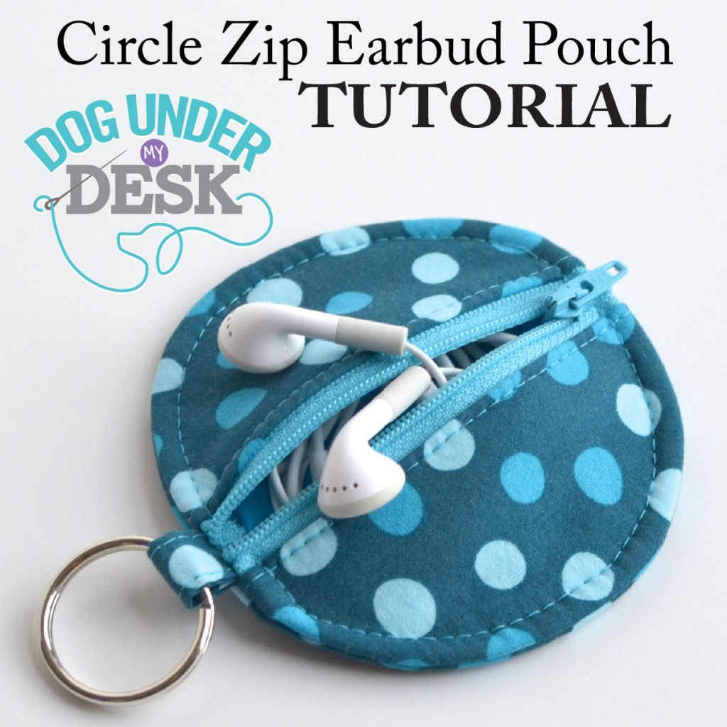 Earbud Pouch Tutorial Cover