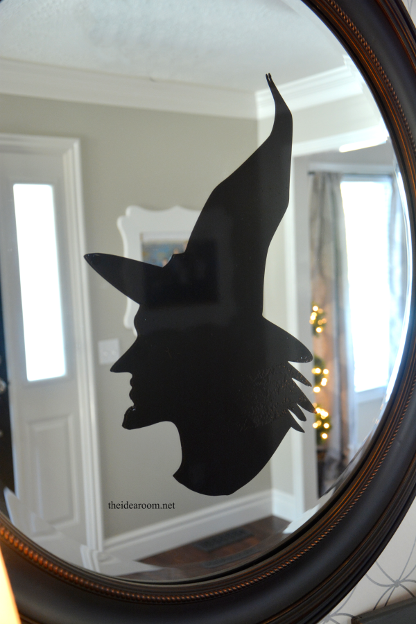 Witch Silhouette Mirror