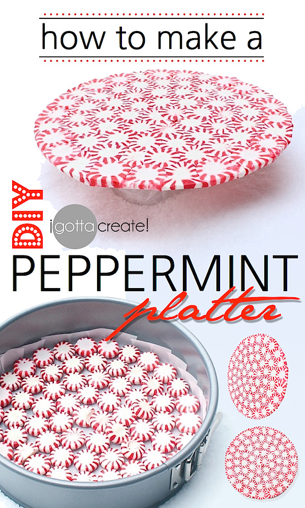 DIY Peppermint Plate by I Gotta Create cover
