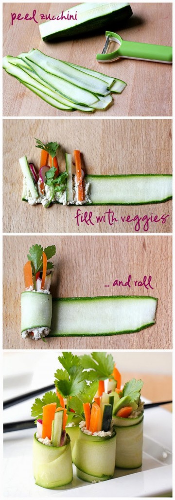 sushi veggie rolls