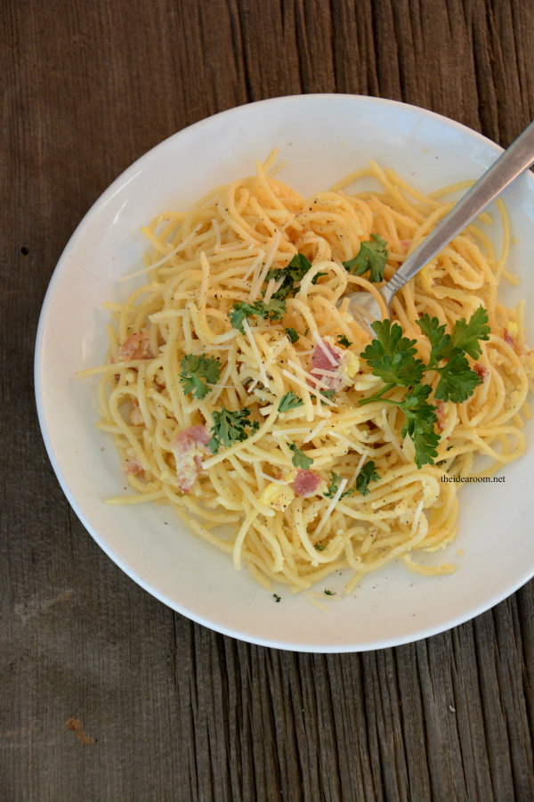 Spaghetti Carbonara Recipe - The Idea Room