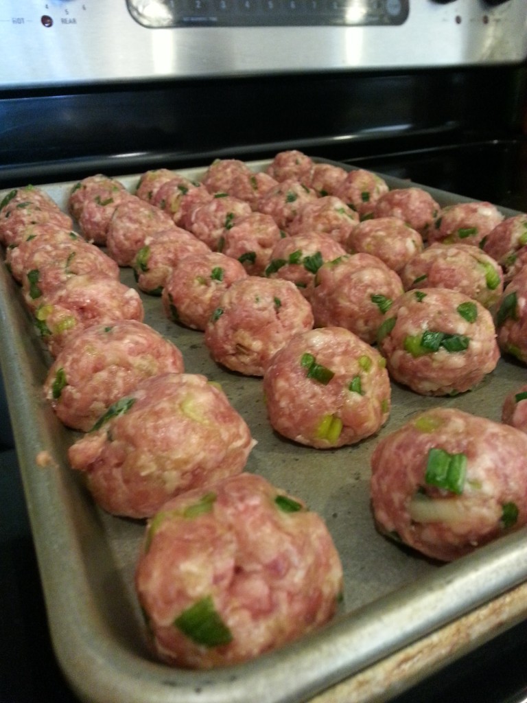 asian meatballs