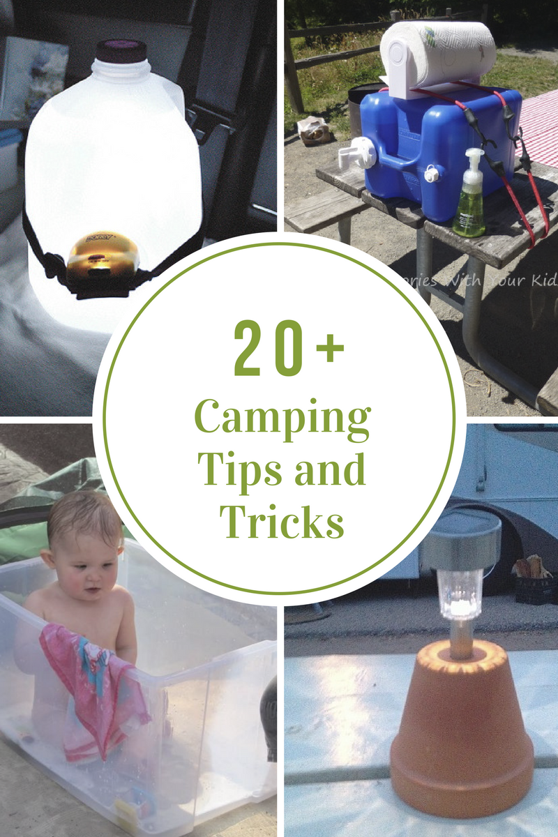 20 DIY Camping Tips Tricks