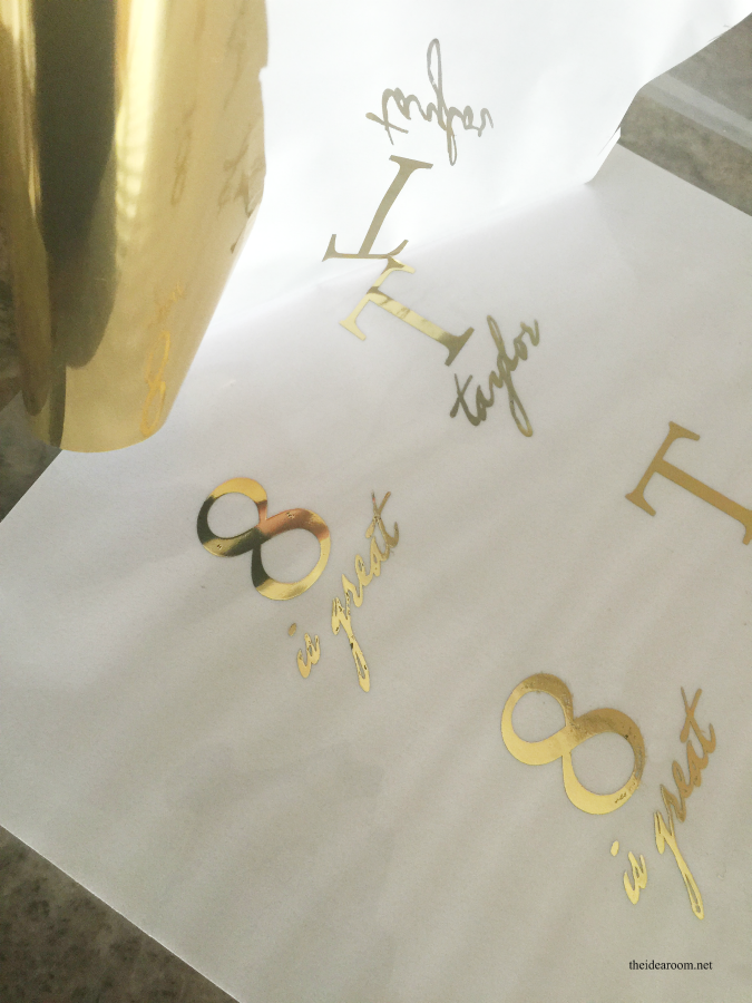 Gold Foil Party Drinks 7