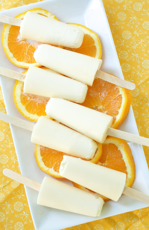 orange cream popsicles