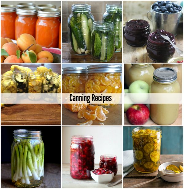 Canning Recipes The Idea Room