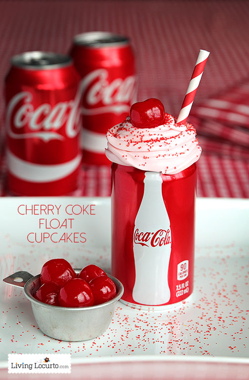 Cherry-Coke-Float-Cupcakes