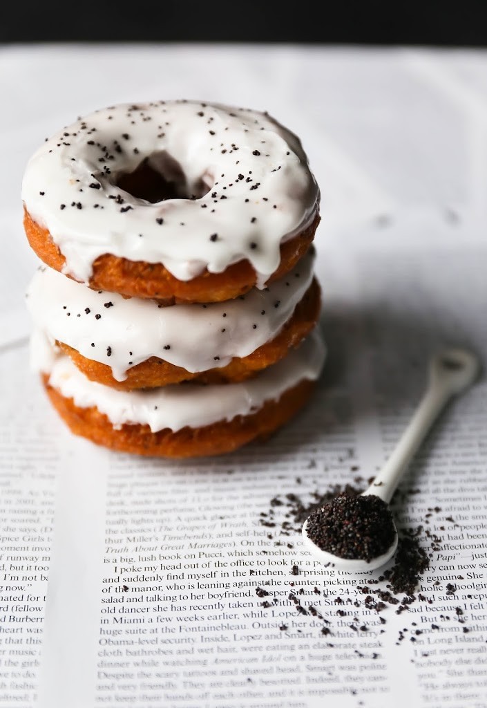 lemon poppy seed donuts