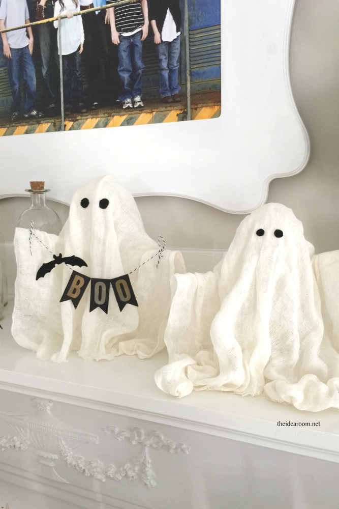 Halloween cheescloth ghosts Halloween cheescloth ghosts
