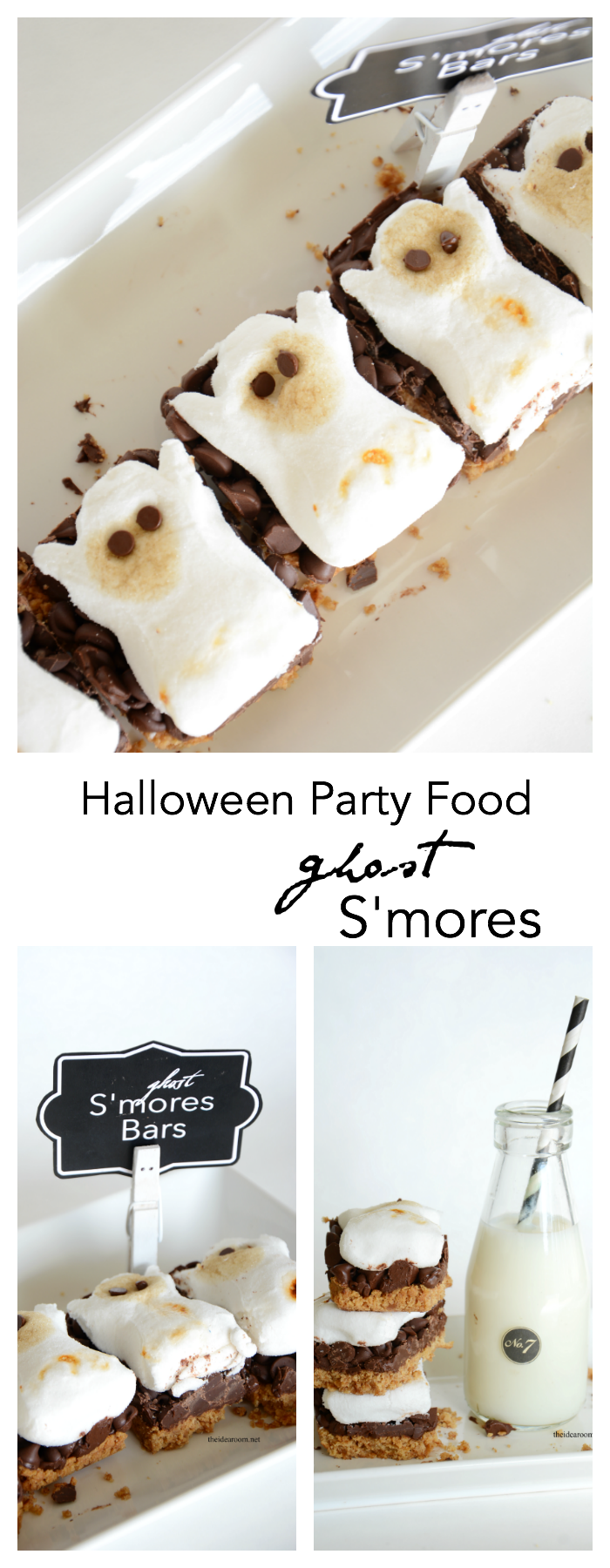 Halloween Food Ghost S mores Bars The Idea Room