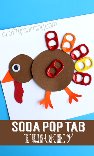 soda-pop-tab-turkey-craft-for-kids