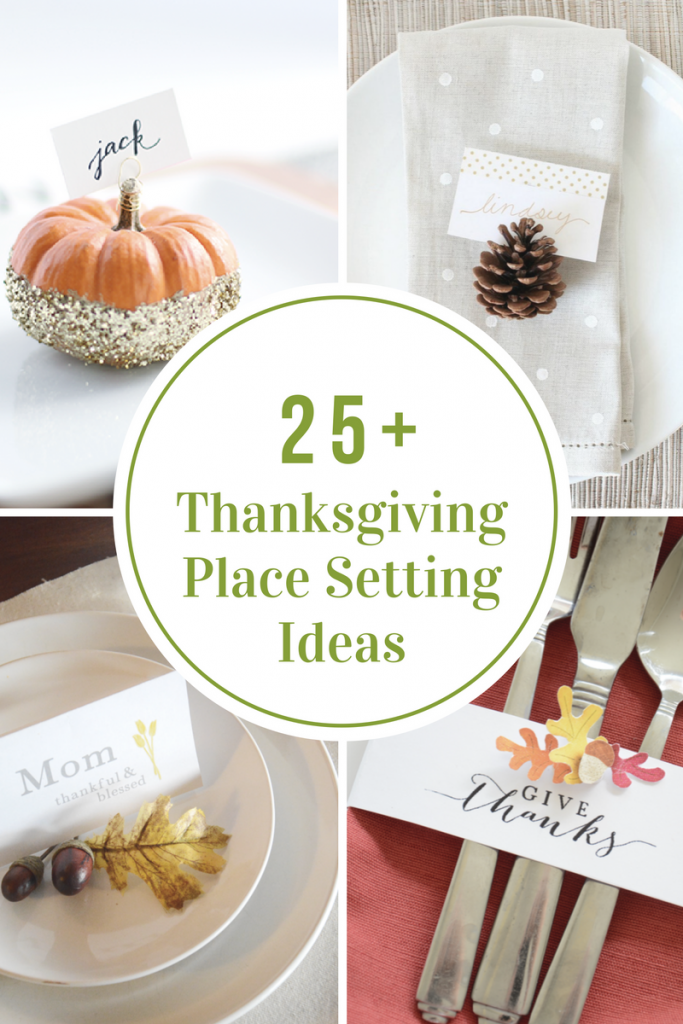 Elegant Place Setting Ideas for Thanksgiving Dinner