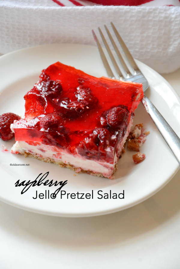 Raspberry Pretzel Salad The Idea Room