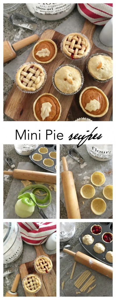 Pie Recipes | Sharing how to make these fun mini pies with these simple mini pie recipes. Great for a holiday get together or a mini pie dessert bar! How fun is that?