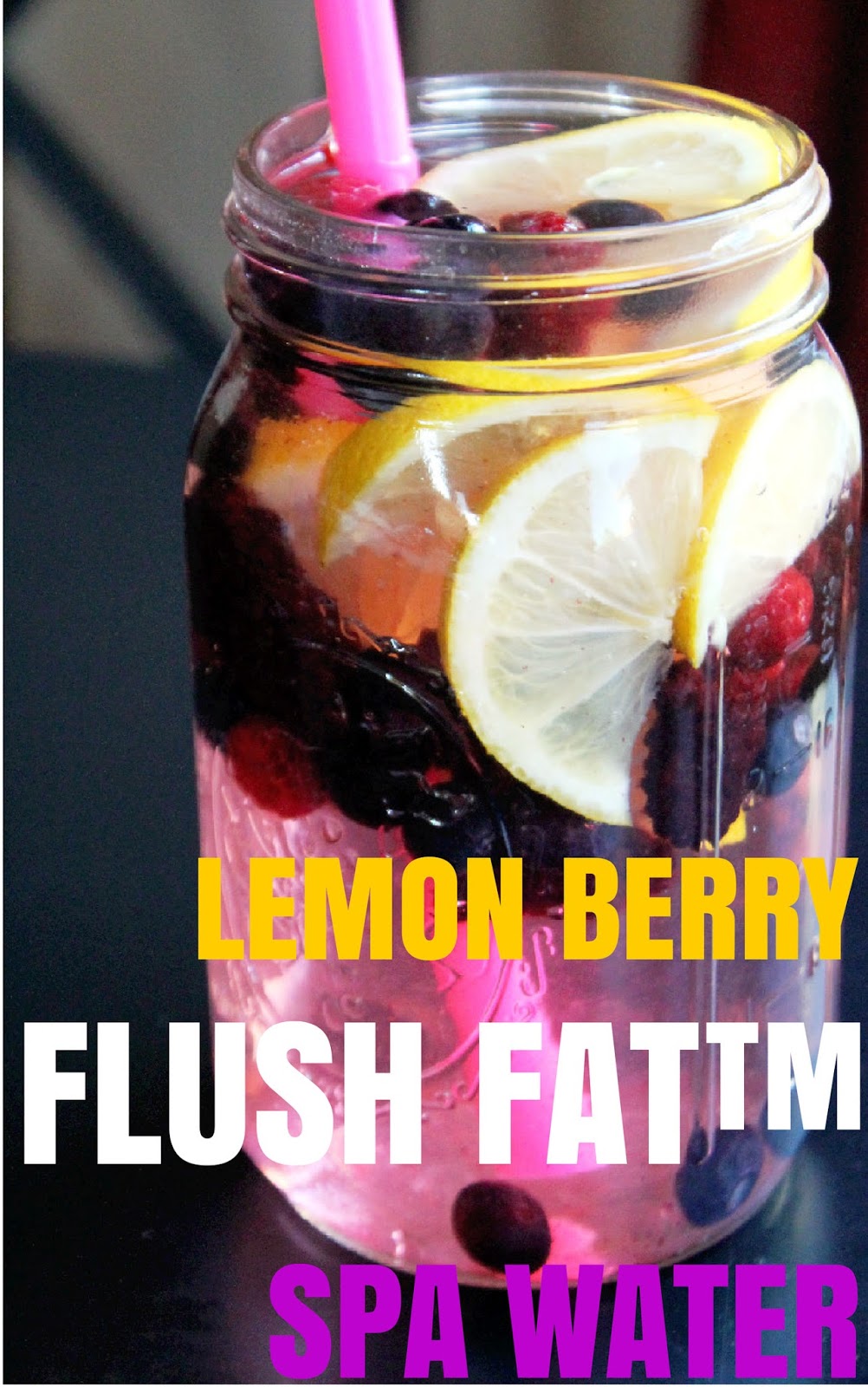 Lemon Berry Flush Fat Spa Water