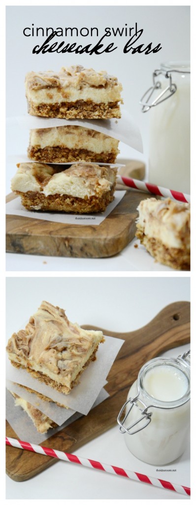 Recipes | Cinnamon Swirl Cheesecake Bars