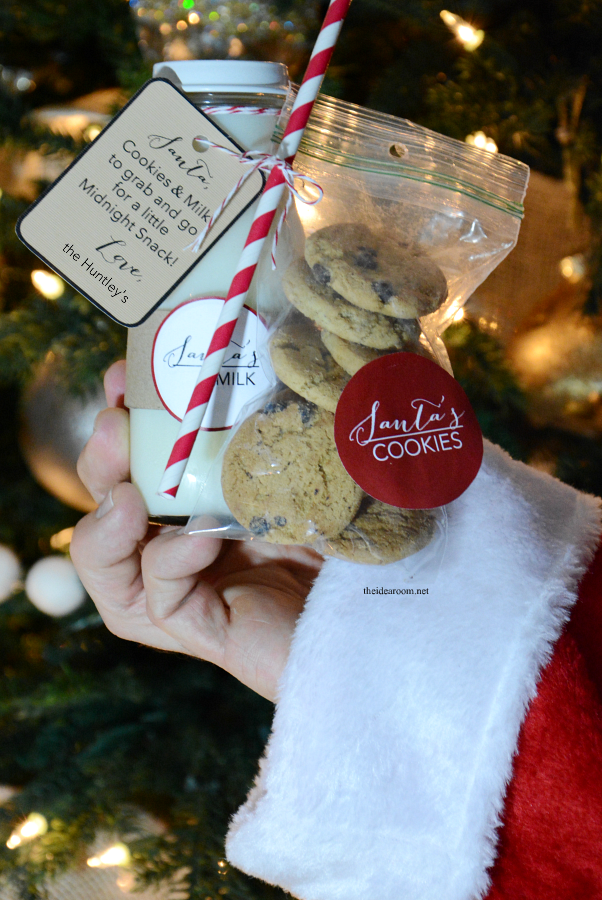 cookies and milk Santa