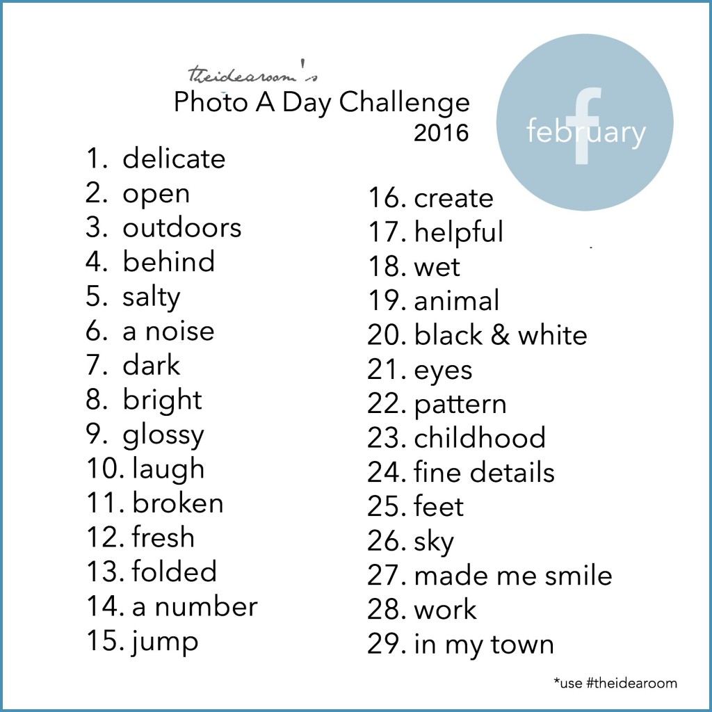 February Photo A Day 2016