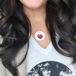 How to Make a Fingerprint Necklace - The Idea Room