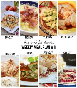 Weekly Menu Plan 11 - The Idea Room