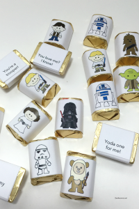 Star Wars Valentine’s Candy Wrappers - The Idea Room