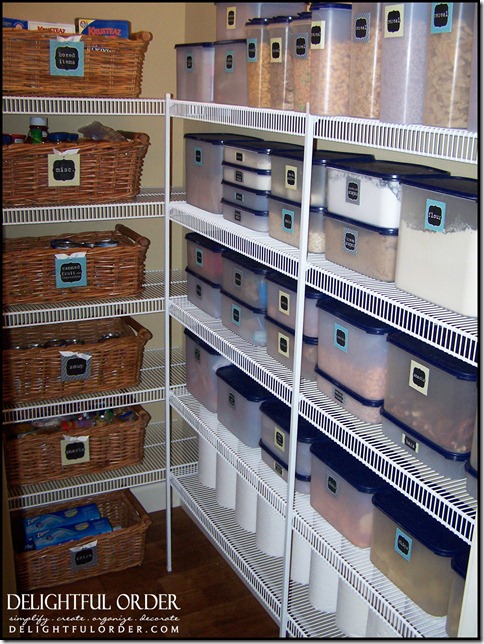 Organized Kitchen Pantry