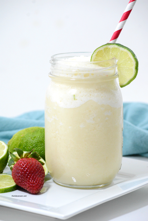Recipes | This Frozen Brazilian Lemonade is the perfect drink for your next party or on a hot summer day. Uses fresh limes for a refreshing drink everyone will love.
