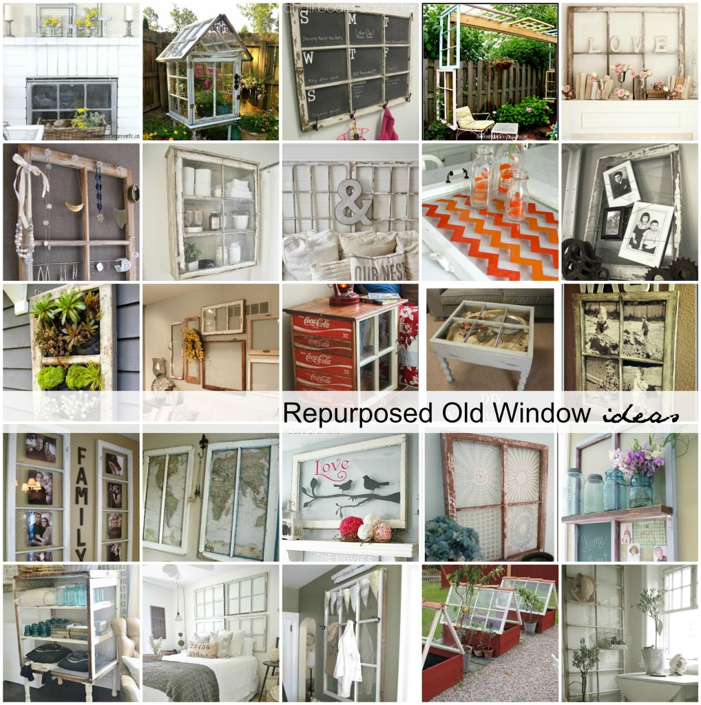 How to Repurpose with Old Window Ideas - The Idea Room