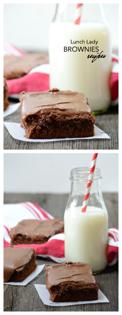 Recipes | These Homemade Brownies are so good! They taste just like the Lunch Lady Brownies you remember from school lunch in elementary school!
