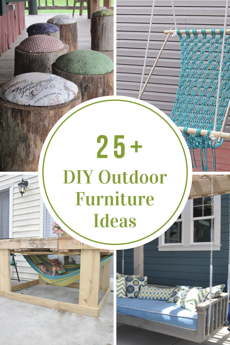 25 DIY Backyard outdoor furniture ideas