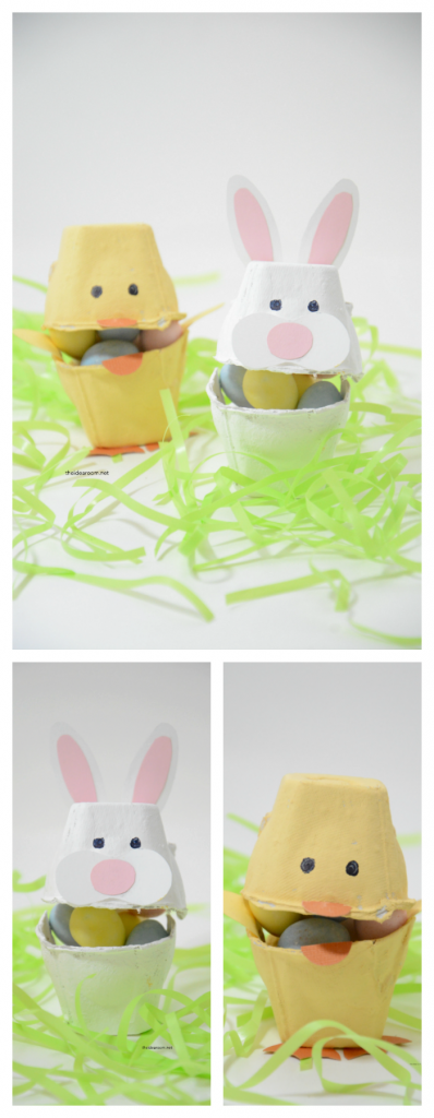 Easter | Make this simple Easter Craft with the kids for Easter this year. Give as a small Easter Gift filled with some candy.