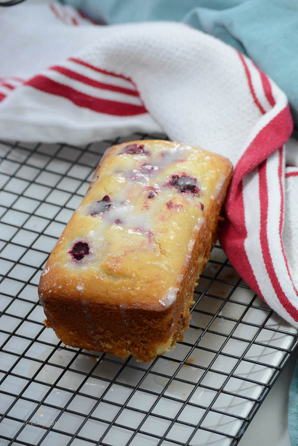 Lemon Recipes | This Lemon Raspberry Loaf is a delicious Spring Quick Bread Recipe.  Fresh raspberries (or frozen) give a little twist to a delicious Lemon Bread Recipe.