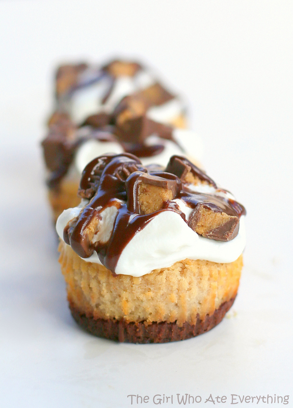 reeses-peanut-butter-mini-cheesecakes