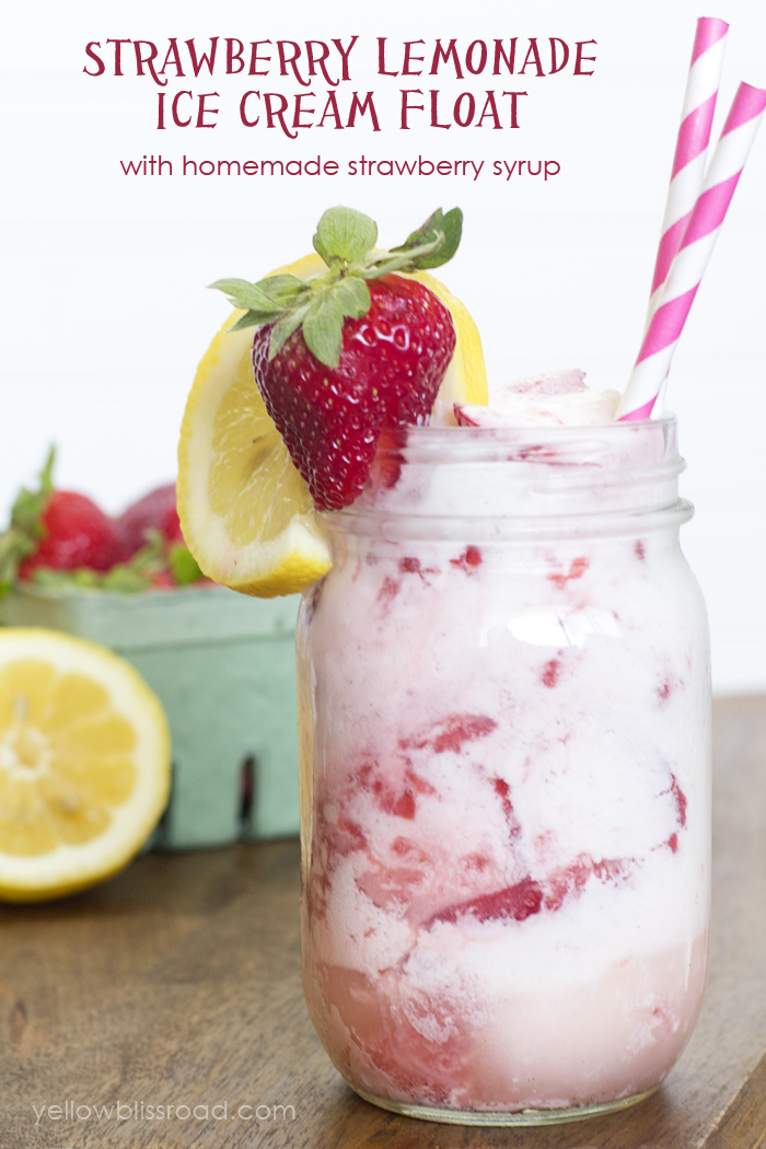 Strawberry-Lemonade-Ice-Cream-Float-with-Homemade-Strawberry-Syrup