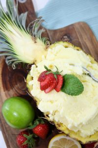 Fresh Pineapple Sorbet Recipe without Ice Cream Maker