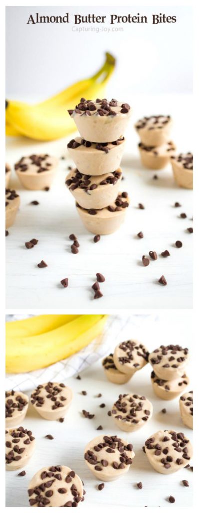 almond butter protein bites pin