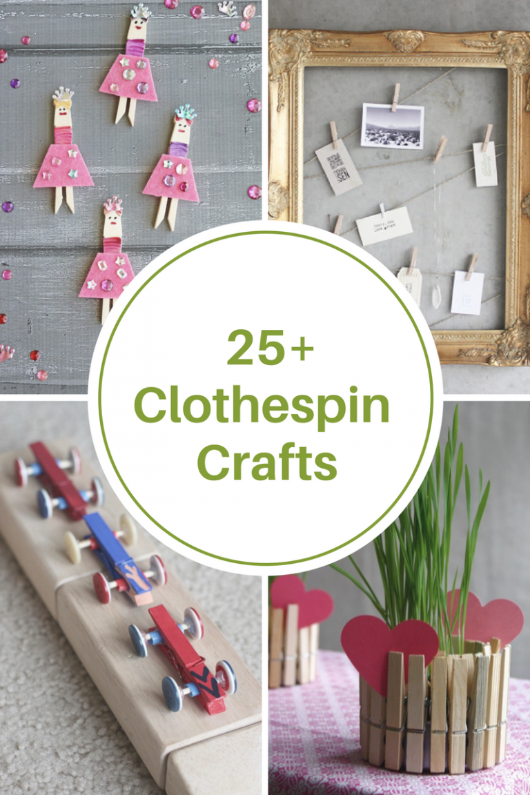 The Best Clothespin Crafts for Adults and Kids The Idea Room